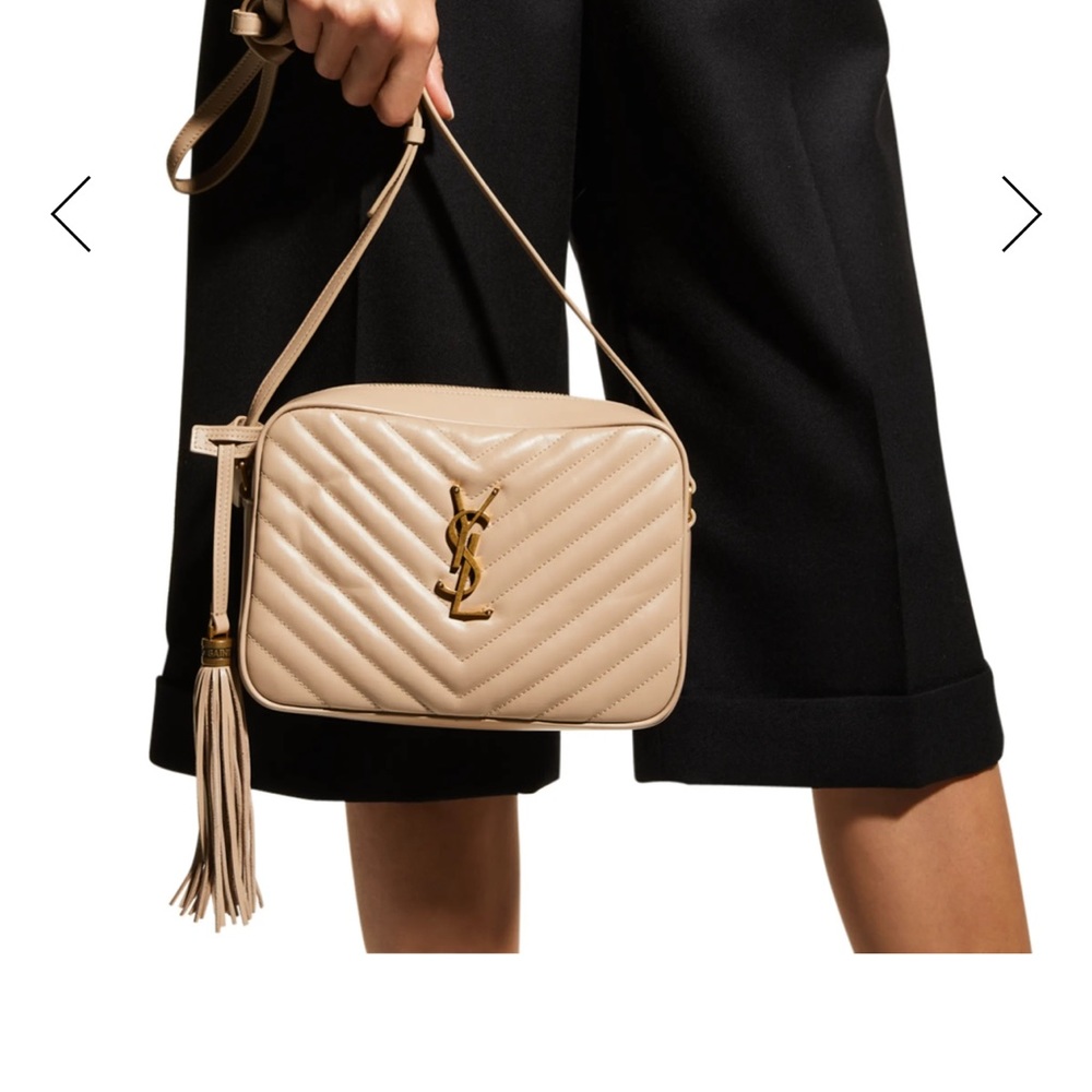 Saint Laurent Lou Medium Monogram YSL Calf Crossbody Bag